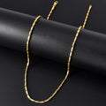 Trendy 18K Gold Plated Chain Necklace for Men Women Luxury Thick Cuban Link Jewelry Textured Design Statement Gift