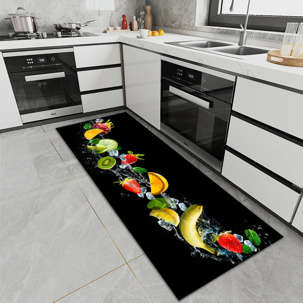 Kitchen Rug Durable Home Entrance Doormat High-end Kitchen Mats for Floor Waterproof House Hold Washable Non-slip Large Carpet