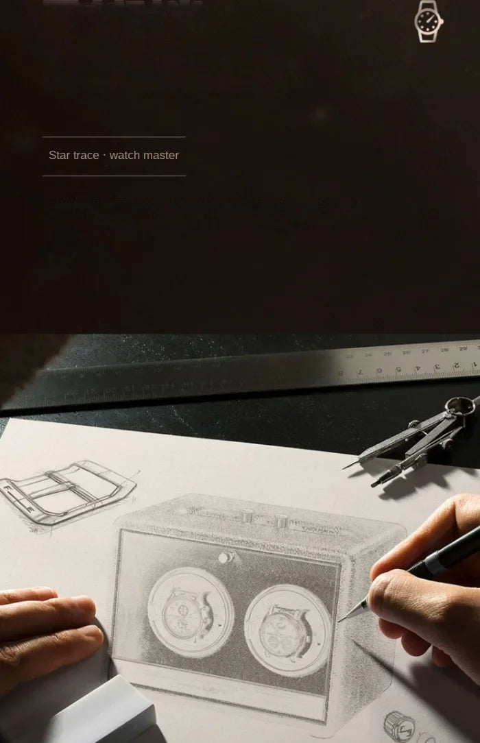 Large Luxury Watch Winder Organizer Storage Box Mechanical Watch Automatic Watch Winders Box Safe Deposit Boxes Display Gifts