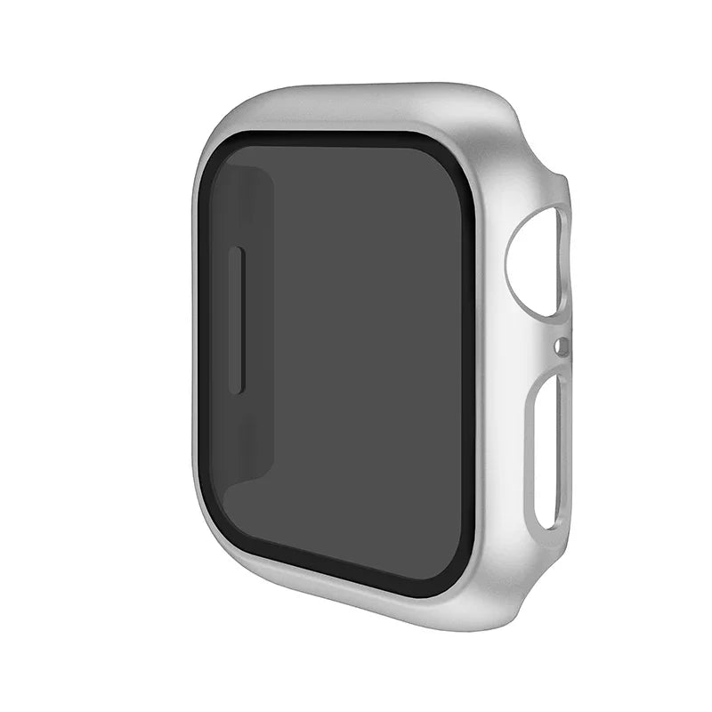 Anti-Peeping Screen Protector For Apple Watch 45mm 41mm 44mm 40mm Tempered Privacy Glass+Case For iWatch 8 7 6 5 4 SE 9 Cover