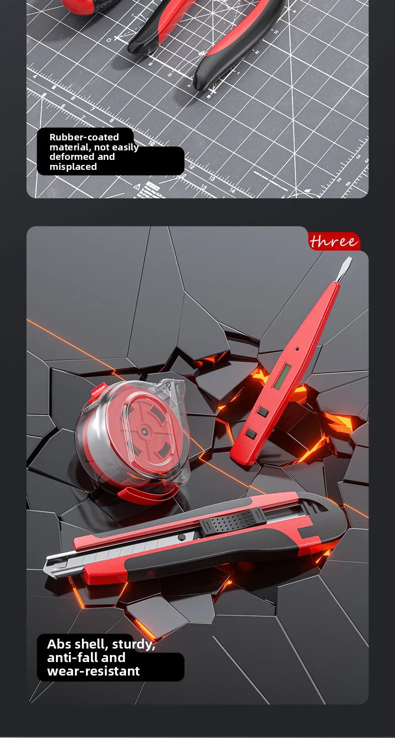 Household Toolbox Set of Home Maintenance Hardware Tools Full Manual Electrician Special Multifunctional Combination