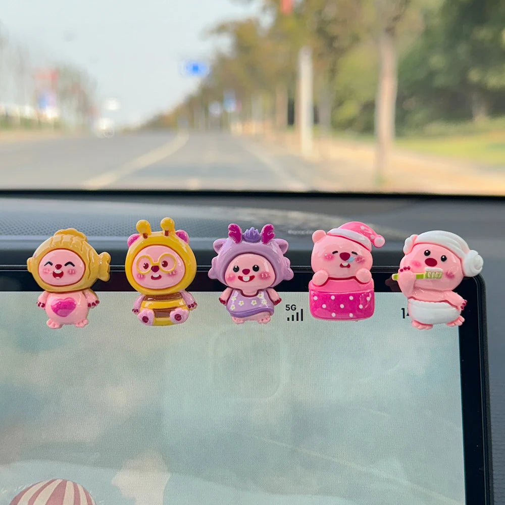 Cute Car Gifts Decorative Ornaments for Display on Center Console Dashboard