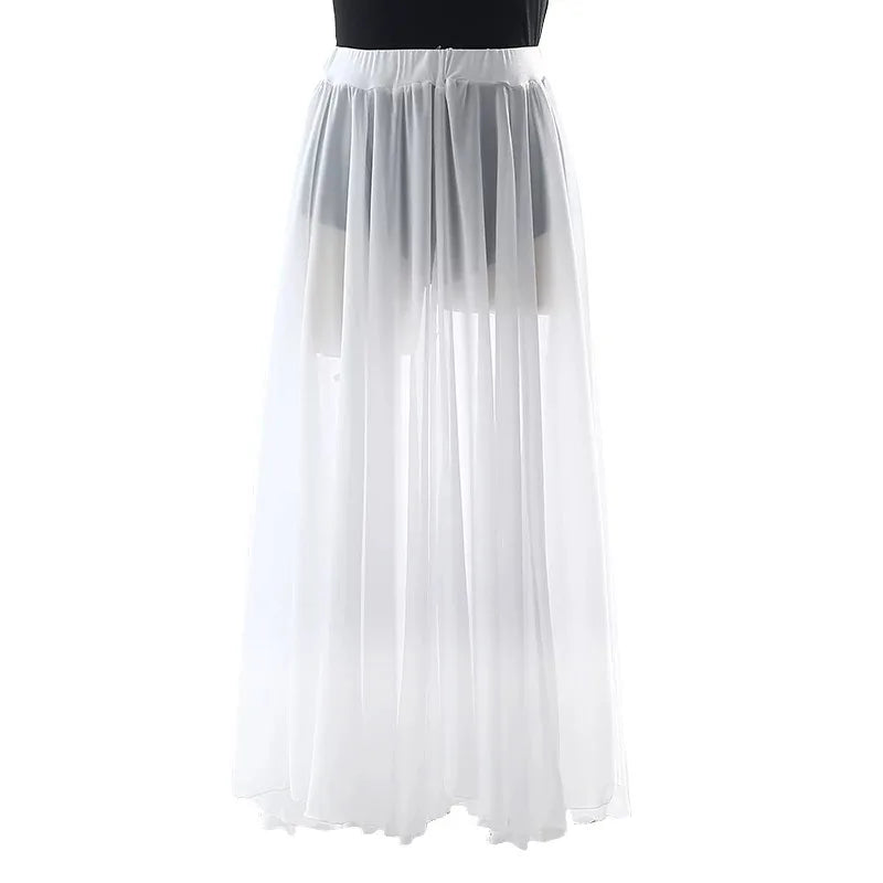 Modern Dance Practice Costume Full-Skirted Ballet Dress Performance Classical Dance Half-Length Dress