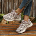 2026 New Comfortable and Stylish Women's Shoes: Elegant Round-Toe Solid Color Sporty Casual Shoes for Spring and Autumn