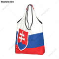 Brazil Flag Groceries Shopping Bag Cute Shopper Tote Shoulder Bag Big Capacity Portable Handbag