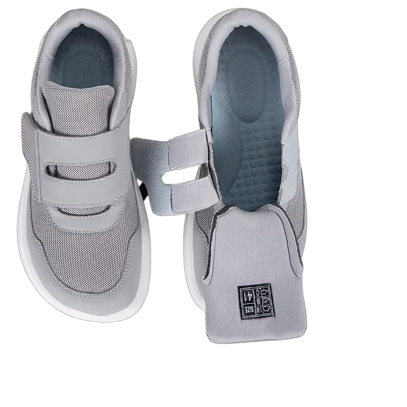 Adjustable Wide Toe Box Open Shoes for Elderly Diabetic Shoes Swollen Fat Foot Hallux Valgus Bunion Orthopedics Thumb Eversion