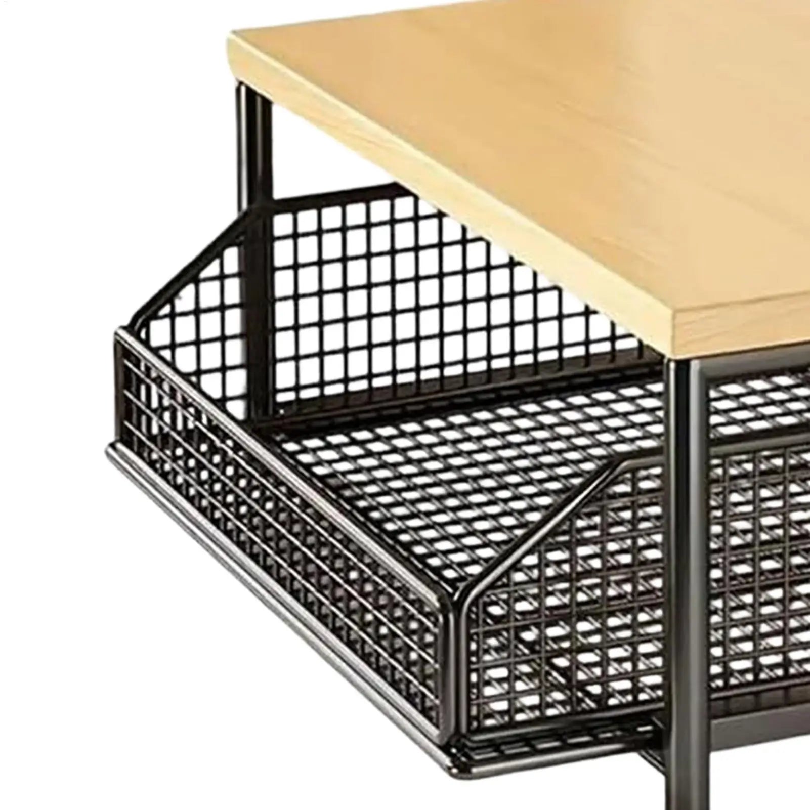 Kitchen Microwave Rack Storage Box Drawer Space Saving Countertop Storage Rack Suitable for Appliances Tableware