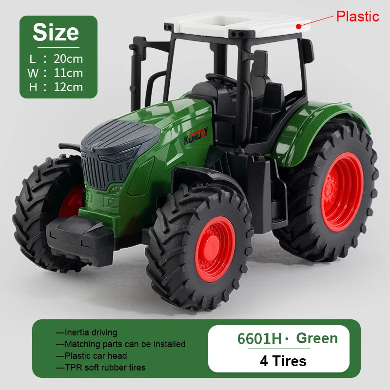 Children Toys Car Models Tractor Multiple Accessories To Choose From