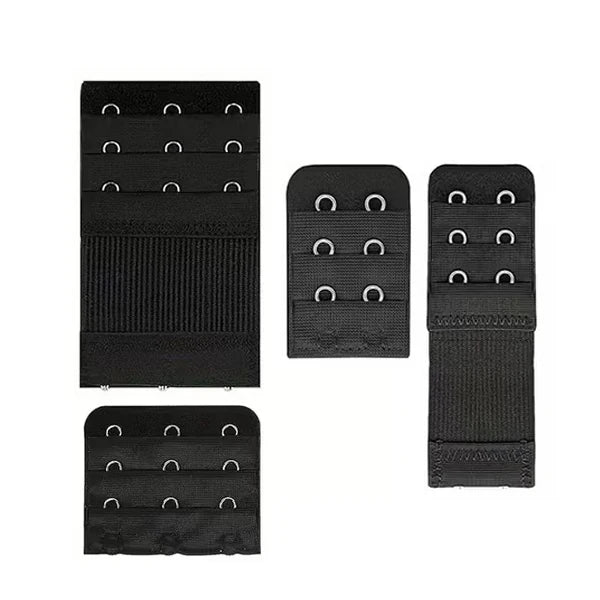 Bra Extenders for Women 4Pcs Adjustable Back Bra Strap Extender Women's Elastic Comfortable Elastic Bra Strap Extenders