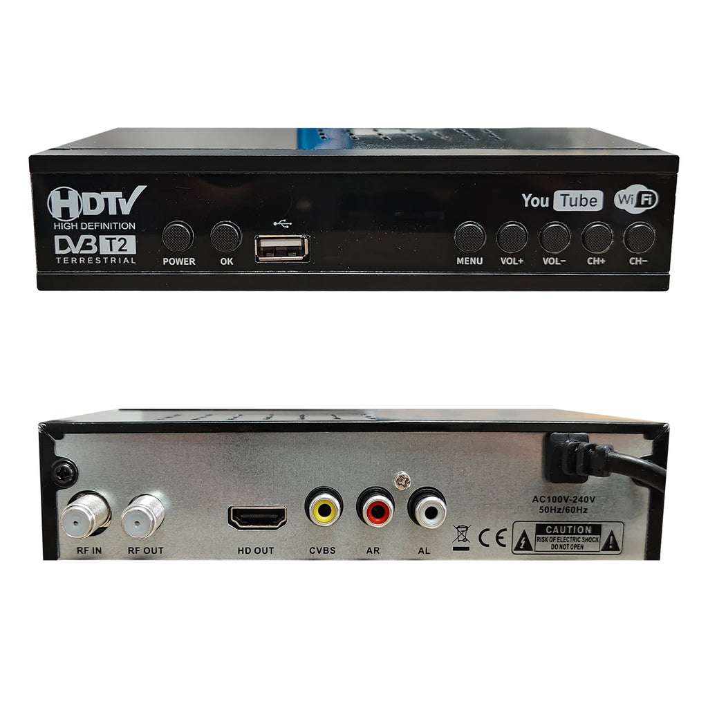 DVB-T2/C Terrestrial Digital TV Set-Top Box, PVR HD Video & Audio, Digital TV Receiver, TV Box