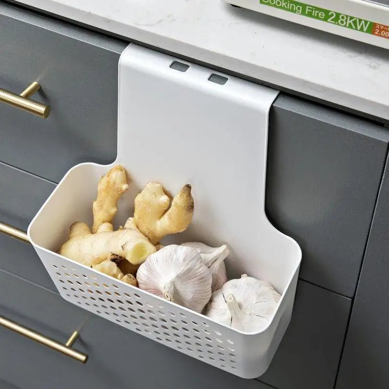 Kitchen Cabinet Door Interior Storage Shelf And Box, Hanging Hook Behind The Door, Kitchen Cabinet Door Basket Shelf Baskets