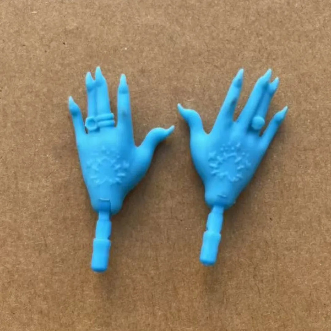Rainbow Doll Hands With Colorful Nail Polish White Brown Beige Black Doll Parts Male Female Doll Hands Parts