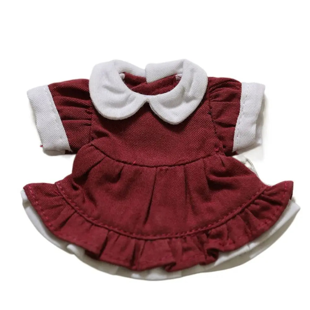 Dress Up Doll Doll Lolita Dress Maid Dress Princess Skirt Doll‘s Clothes Clothing 12cm Cotton Doll Clothes Doll Wear
