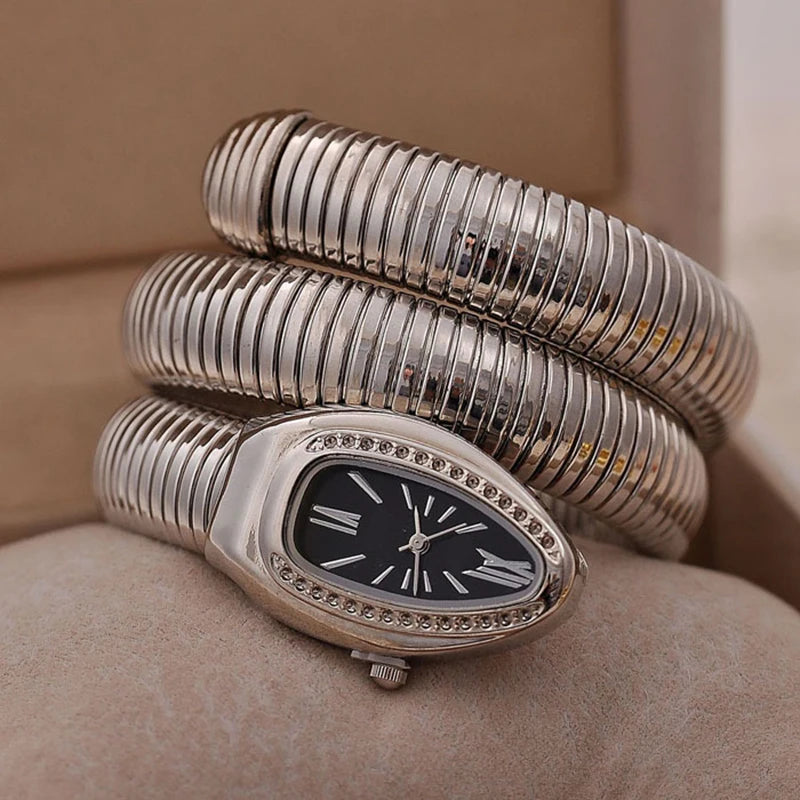 Snake Watch Watch Women Watch Fashion Snake Shape Bangle Watch for Casual Work  Women Watch