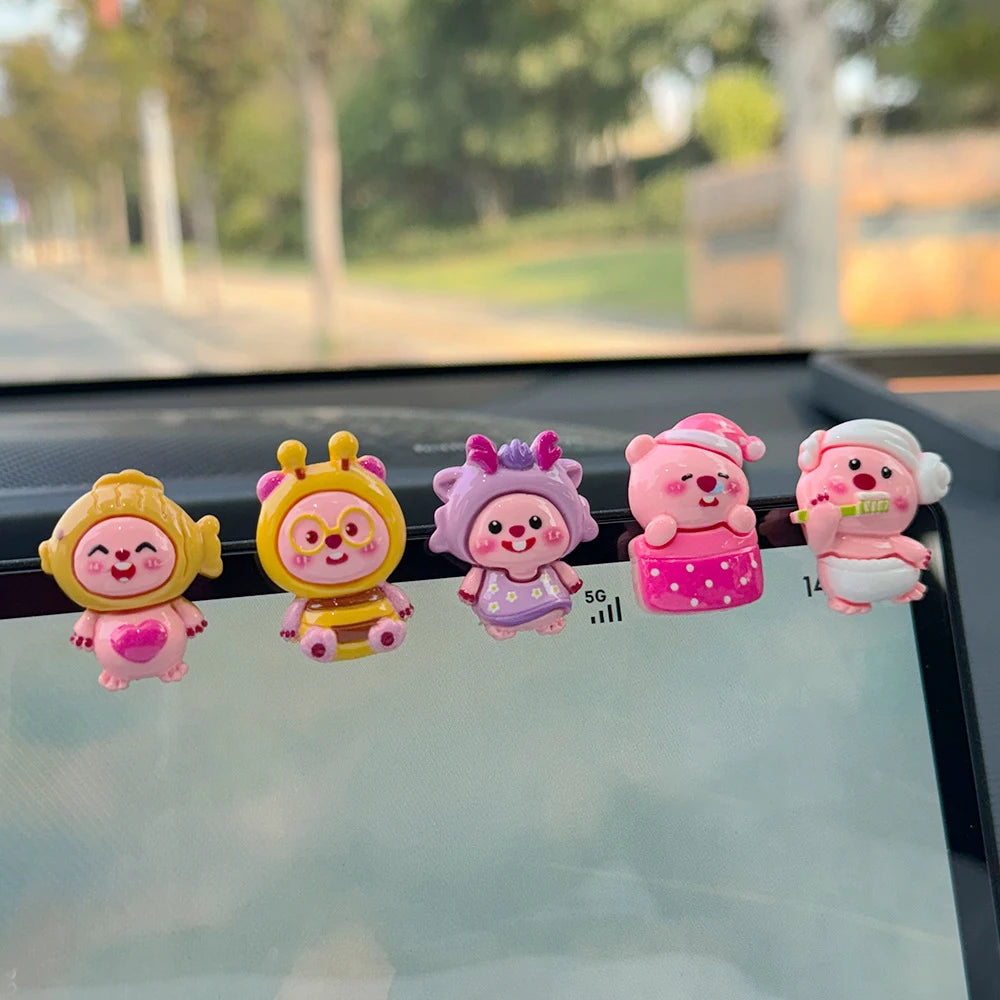 Cute Car Gifts Decorative Ornaments for Display on Center Console Dashboard
