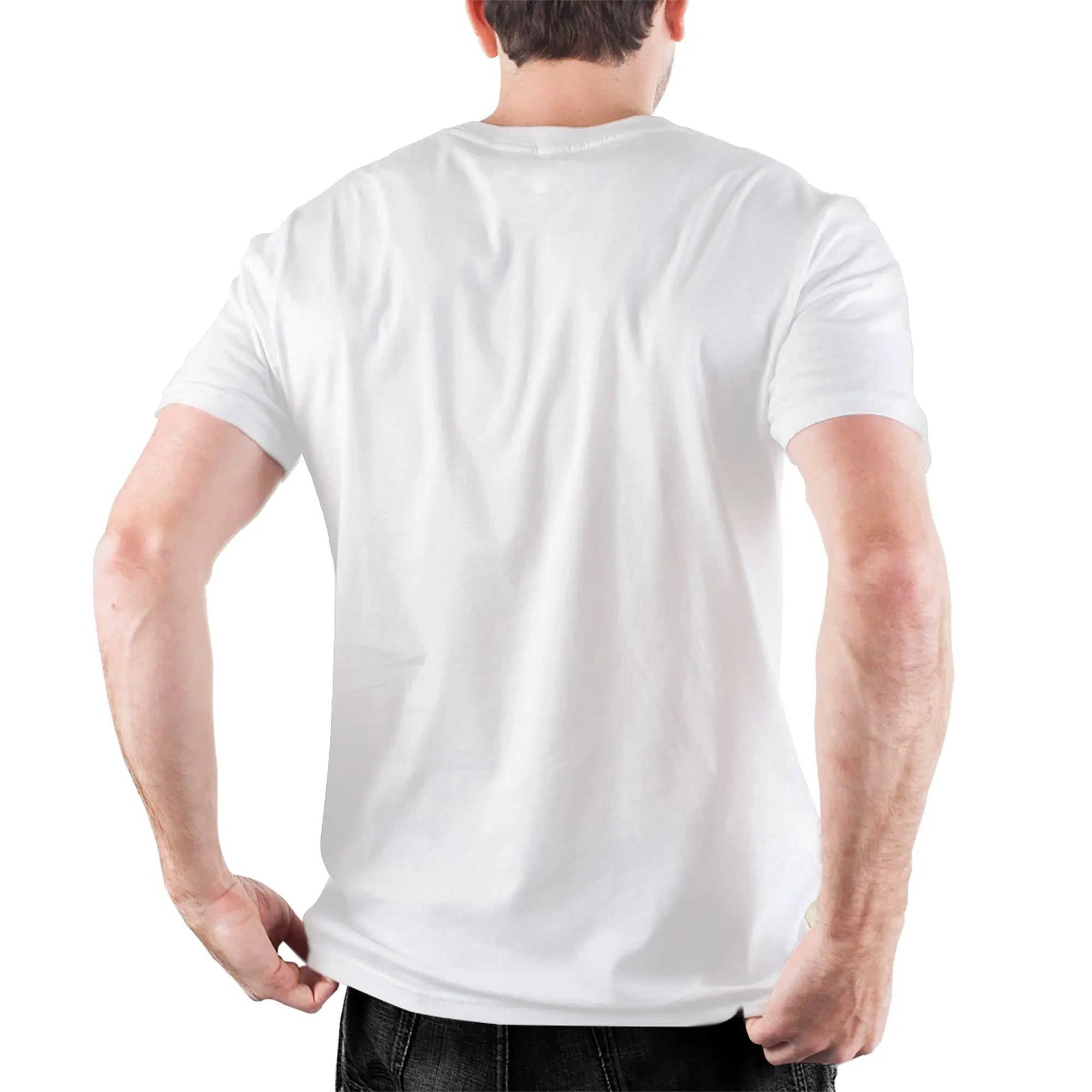 T Shirt Men's  Pure Cotton Unique T-Shirt Round Neck Heated Rivalry Tees Short Sleeve Clothing Classic