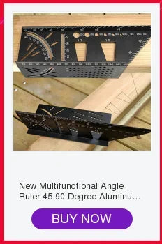 Construction Tools Multi Angle Measuring Ruler Aluminum Folding Positioning Ruler Professional DIY Wood Tile Flooring Punch Tool
