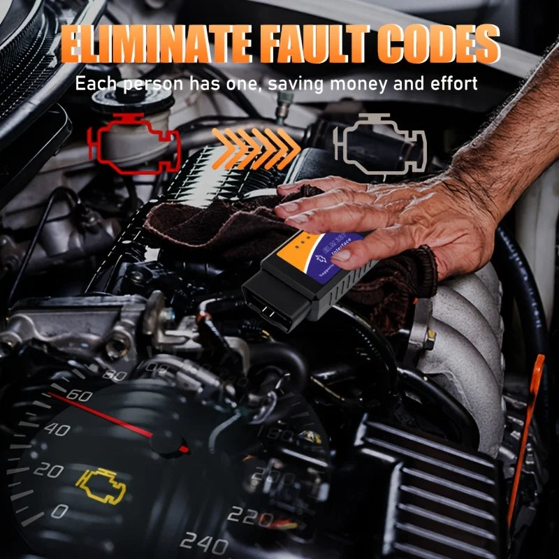 Car Code Scanner, Compact Scanner, Portable Device, Durable, Precision Tool, Diagnostic Equipment, Vehicle Owner, Automotive Technician