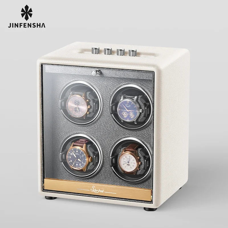 Large Luxury Watch Winder Organizer Storage Box Mechanical Watch Automatic Watch Winders Box Safe Deposit Boxes Display Gifts