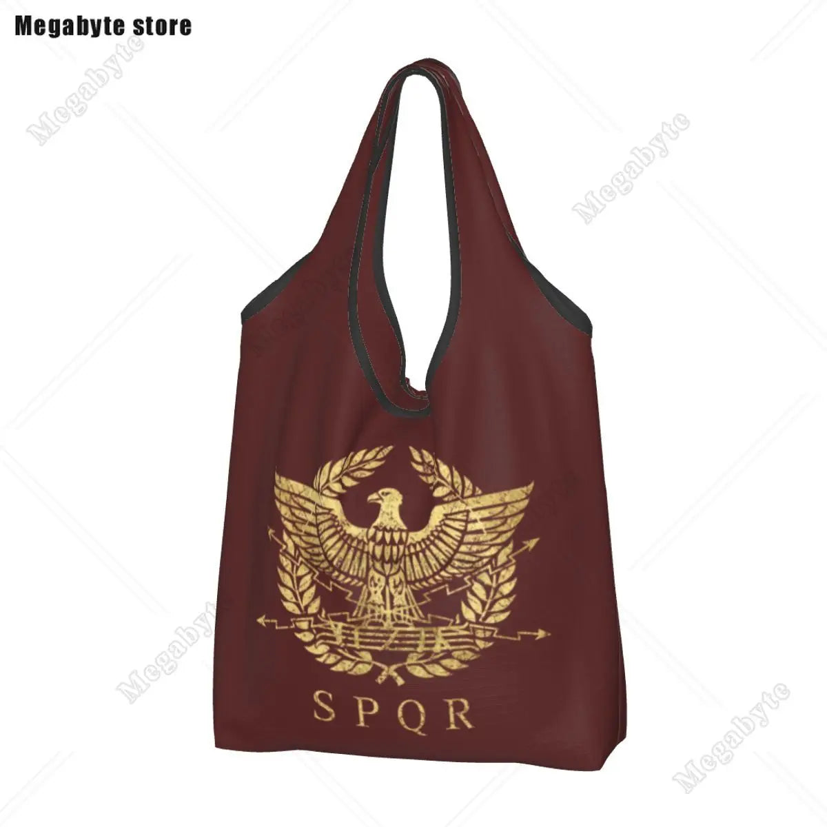 Brazil Flag Groceries Shopping Bag Cute Shopper Tote Shoulder Bag Big Capacity Portable Handbag