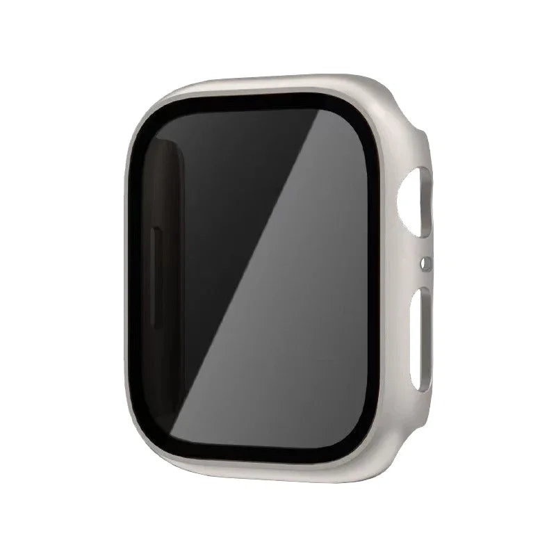 Anti-Peeping Screen Protector For Apple Watch 45mm 41mm 44mm 40mm Tempered Privacy Glass+Case For iWatch 8 7 6 5 4 SE 9 Cover