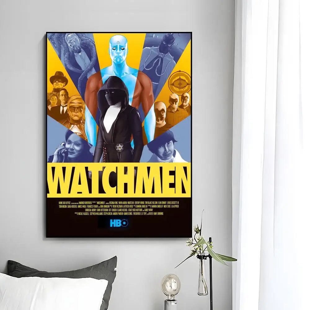 w-Watchmen Poster Wall Art Print Poster Decorative Mural Home Decor Gift Unframed
