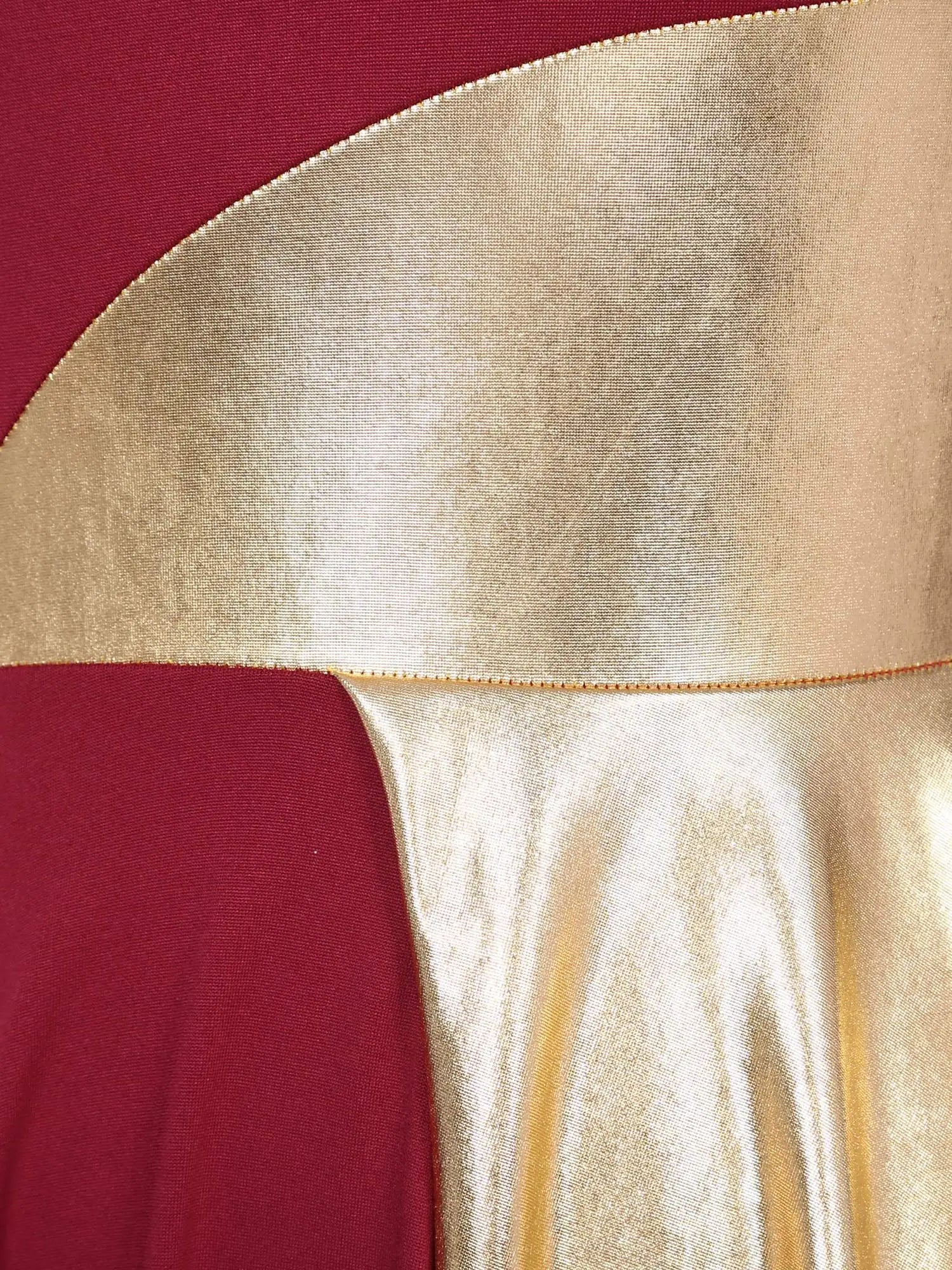 Women Modern Lyrical Dance Dress One Shoulder Irregular Hem Ballroom Waltz Dancewear for Church Choir Worship Praise Liturgical