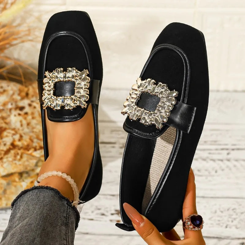 Spring Autumn Women Flats Lightweight Sneakers Women Walking Flat Bottom Shoes Women Comfortable Round Toe Shoes Outdoor Loafers