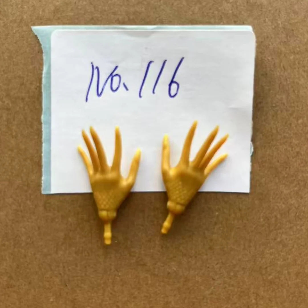 Rainbow Doll Hands With Colorful Nail Polish White Brown Beige Black Doll Parts Male Female Doll Hands Parts