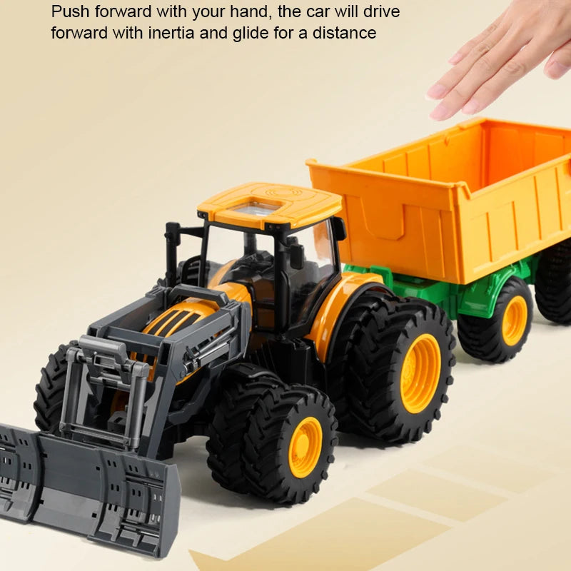 Children Toys Car Models Tractor Multiple Accessories To Choose From