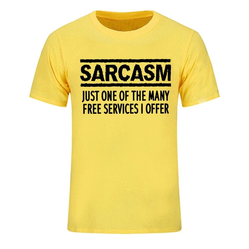 T-Shirt for Men Women,Funny Sarcastic Humor Tee Shirt, Sarcasm Services Printed T-Shirts for Men & Women Clothing Tops Gift