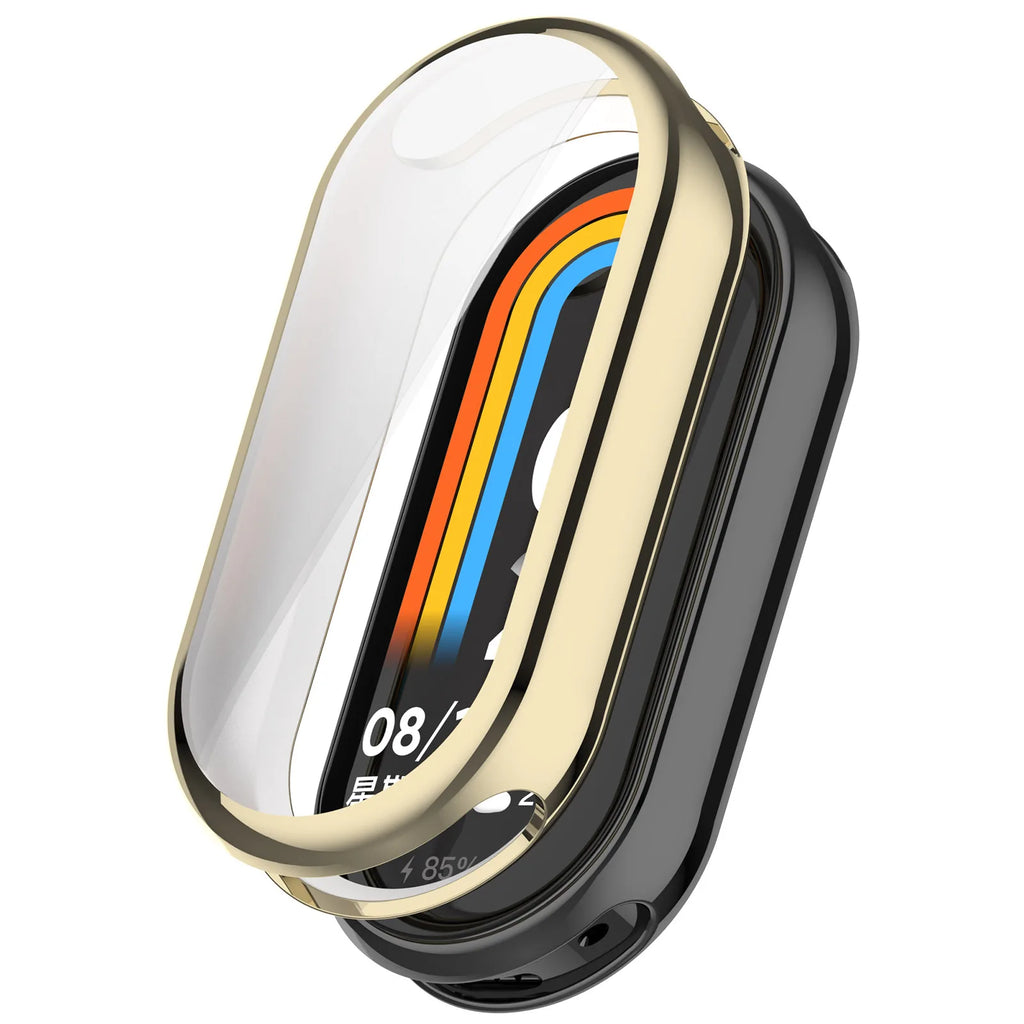 Soft TPU Case For Xiaomi Mi Band 10/9/8 NFC Full Screen Protector Shell Bumper Cover