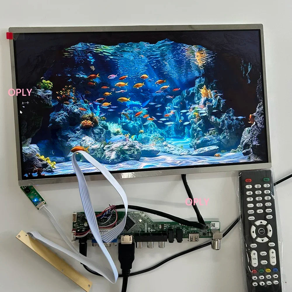 TV Controller board kit for LG LP156WH2 LP156WH2-TLE1/TLEA 1366x768 15.6" HDMI-compatible RF USB AV VGA Audio LED Screen monitor