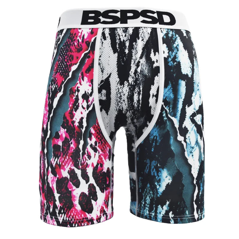Sexy Men Underwear Boxers Breathable Mens Boxershorts Men's Panties Underpants Plus Size Fashion Print Man Boxers Briefs Trunks