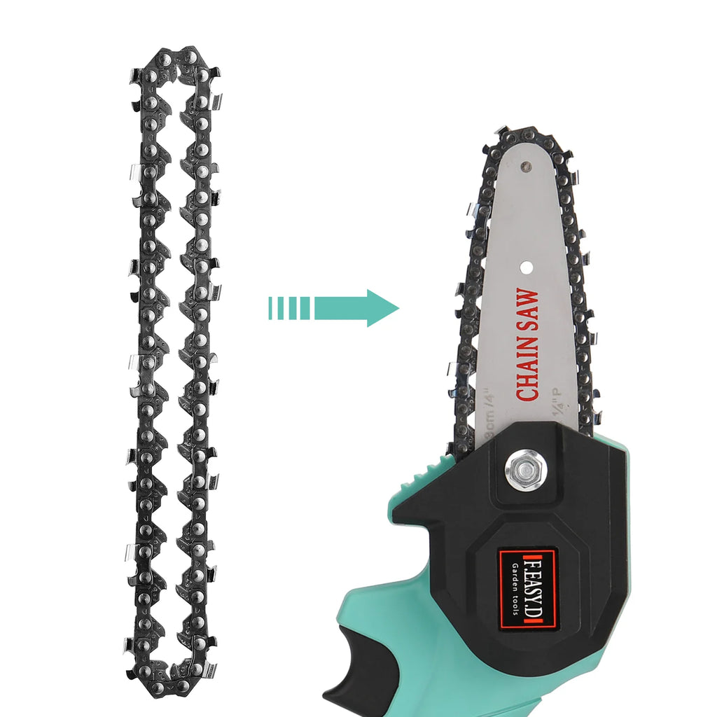 4/6/8/10/12/16inch  1/4" .043" 28/37/45/48  ChainsawDL Semi Chisel Electric Chainsaw Chain SpareWood Branch Cutting House Hold