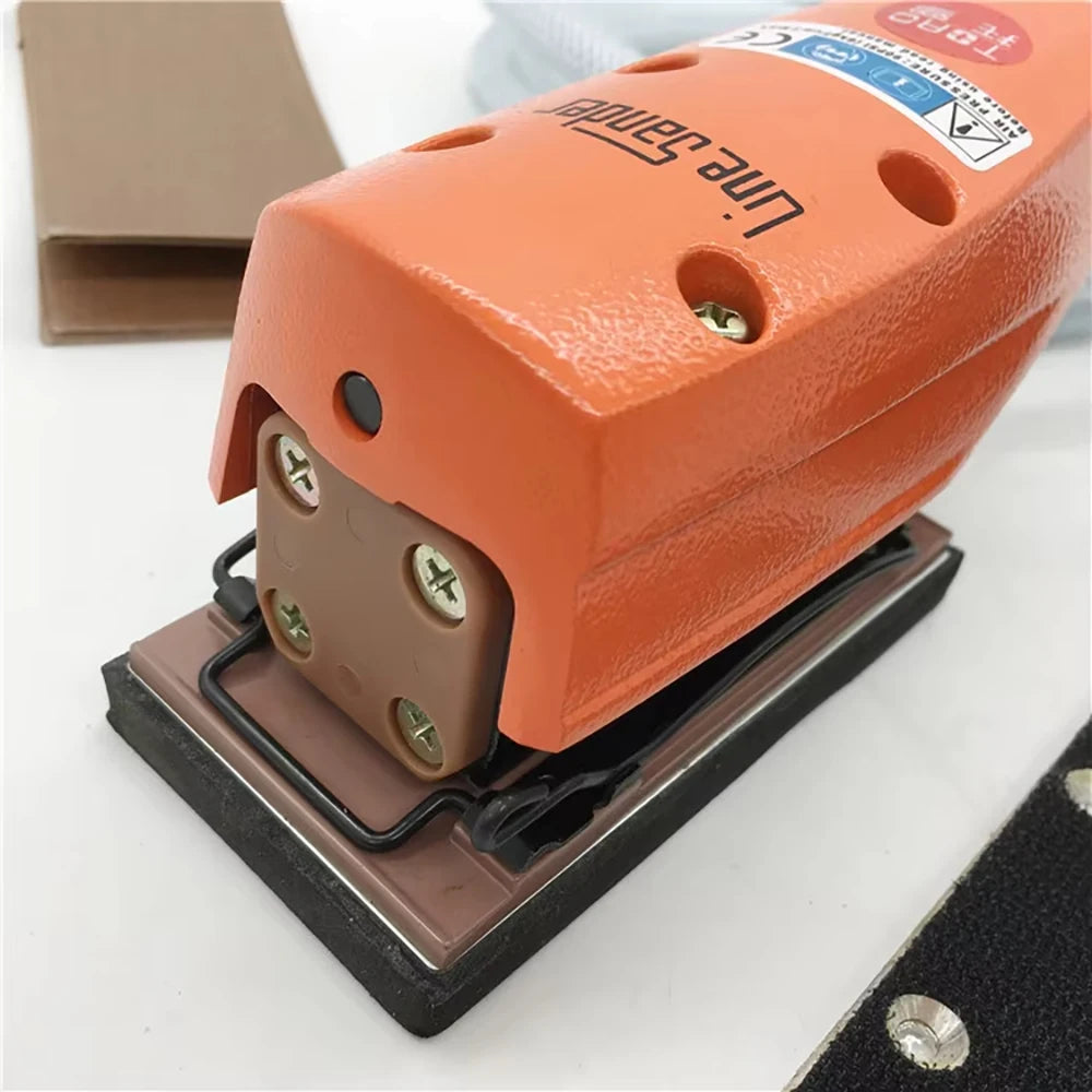 Ahuhardware straight line pneumatic air sander, air Line Groove Corner track Sandpaper machine