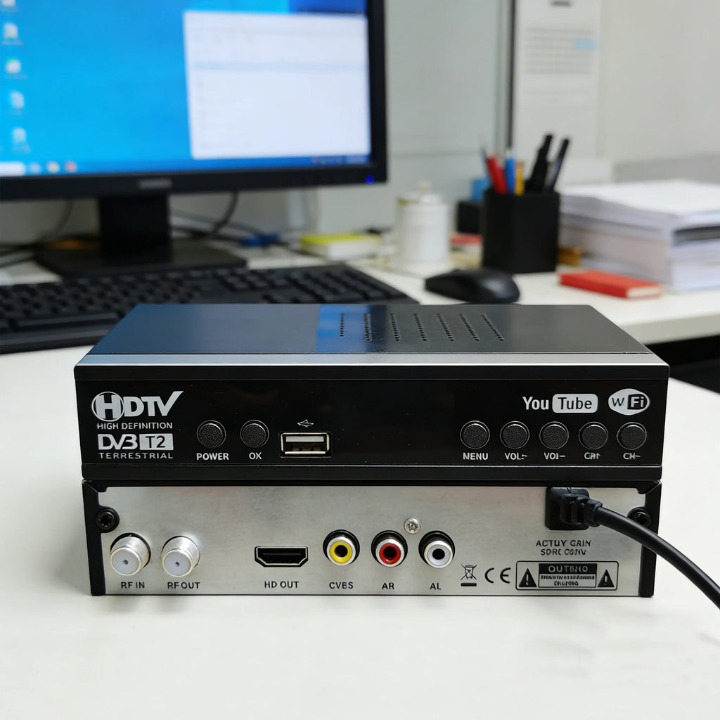 DVB-T2/C Terrestrial Digital TV Set-Top Box, PVR HD Video & Audio, Digital TV Receiver, TV Box