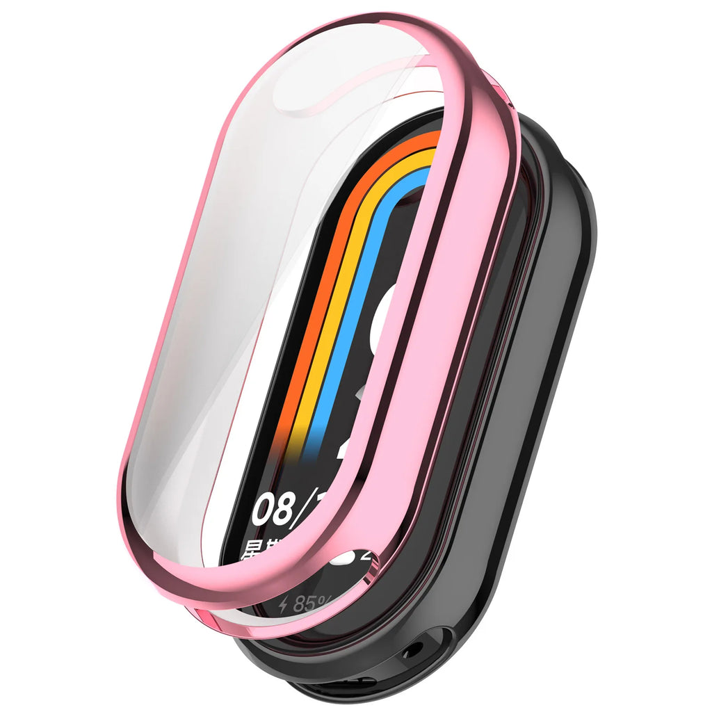 Soft TPU Case For Xiaomi Mi Band 10/9/8 NFC Full Screen Protector Shell Bumper Cover