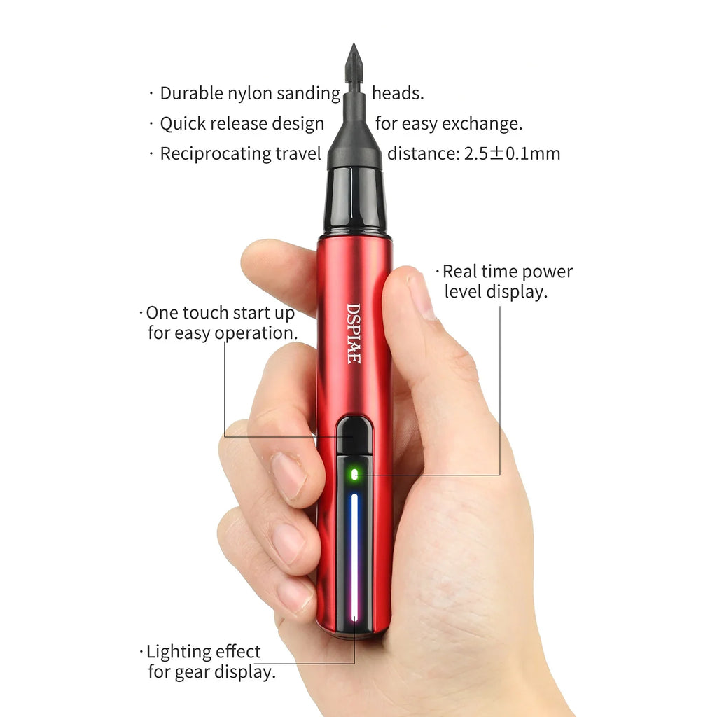 DSPIAE ES-P Sander Pen ES-A Reciprocating Sander Electric Grinding Pen for Military Model Craft Tools Hobby DIY