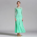 Women Ballroom Dance Dress Women Red Costume Ice Silk Sleeveless V Collar Waltz Evening Dresses Ballroom Dancing Performance