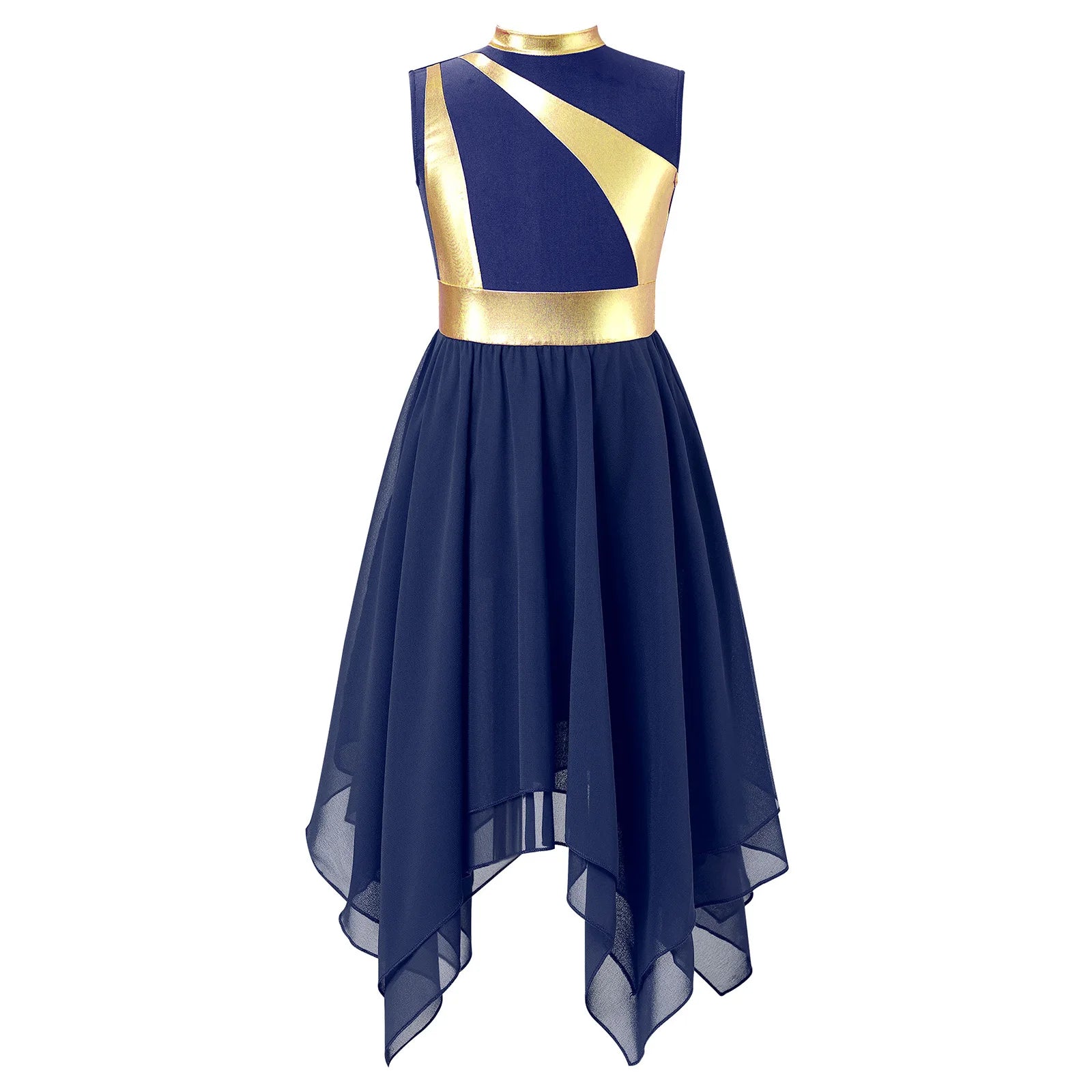 Kids Girl's Dress Praise Lyrical Dance Costume Children's Worship Dresses for Liturgical Celebration of Spirit Stage Dancewear