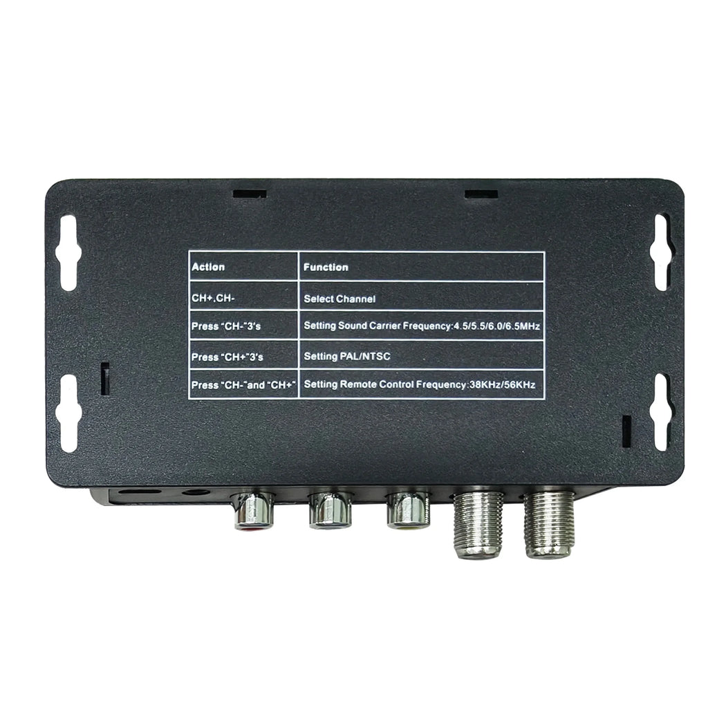 TV LINK Modulator， AV to RF ，IR Extender with Channel Display， Analog TV Self-Produced Program Insertion Device
