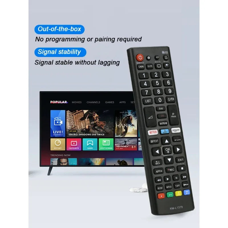 Universal Remote Control For LG TV Remote Compatible with All Models For LG Brand with Netflix Prime Video Shortcut Buttons