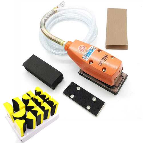 Ahuhardware straight line pneumatic air sander, air Line Groove Corner track Sandpaper machine