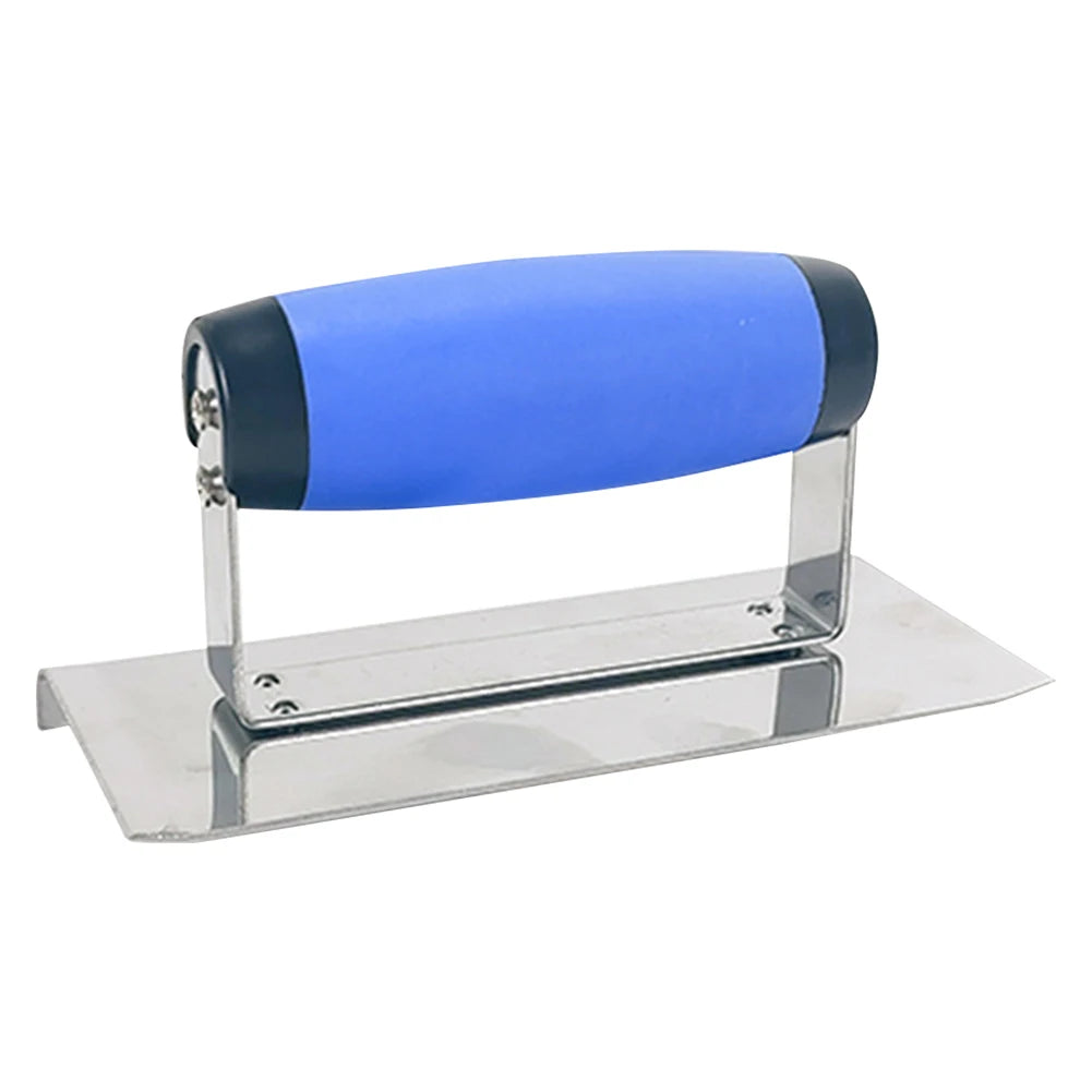 Masonry Construction Hand Tool Concrete Hand Edger Or Groover Concrete Tools Stainless Steel with Soft Grip Plus Concrete Edger