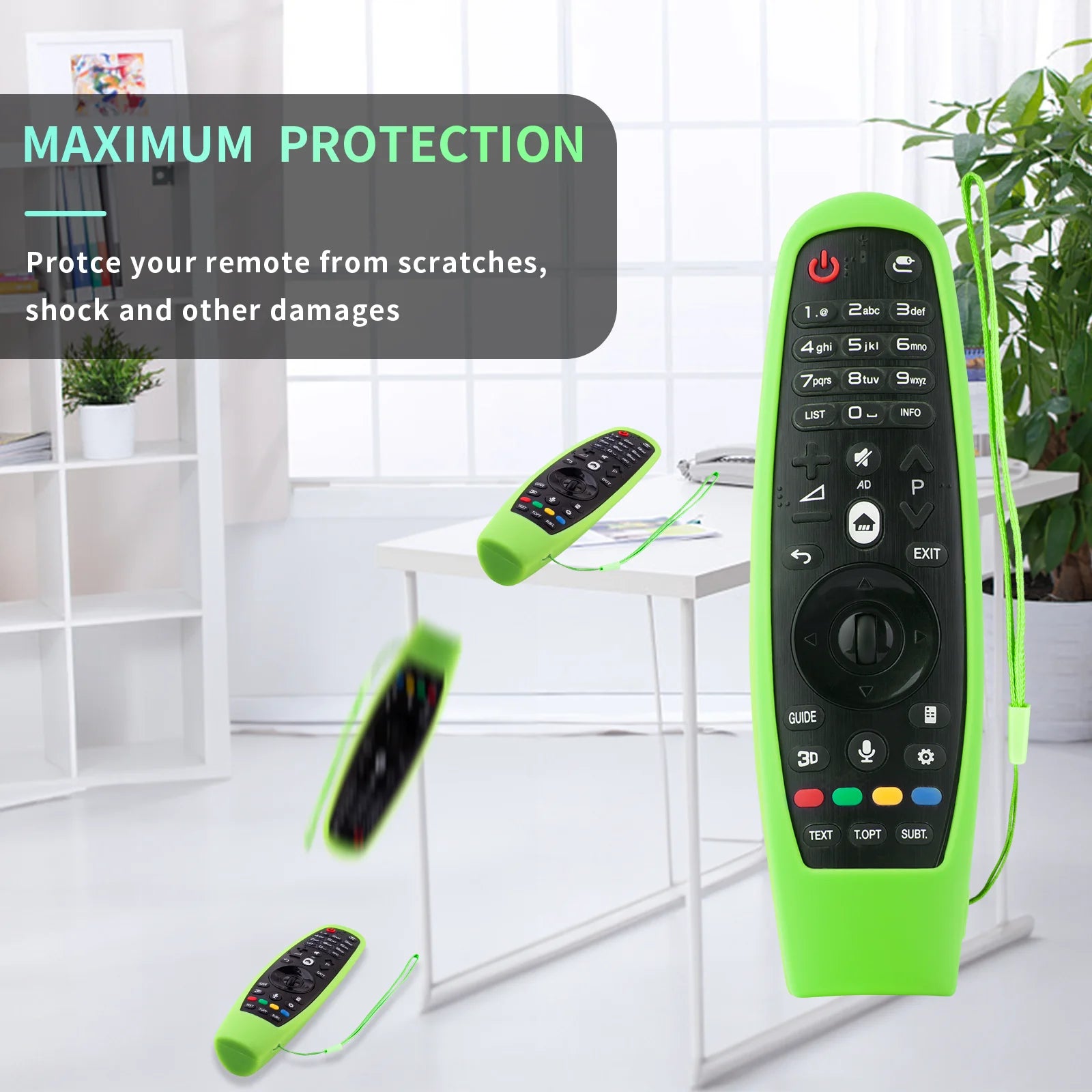 1 Piece Luminous Silicone Protective Case For  LG Smart TV Magic Remote MR20GA MR19BA MR18BA MR650A MR650 MR600