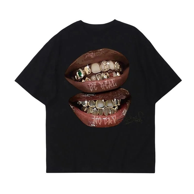 Short-sleeved T-shirt with Short Sleeves for Men, Trendy Summer Brand, Ins Fashion Trend, Loose and Vintage Style, New Design.
