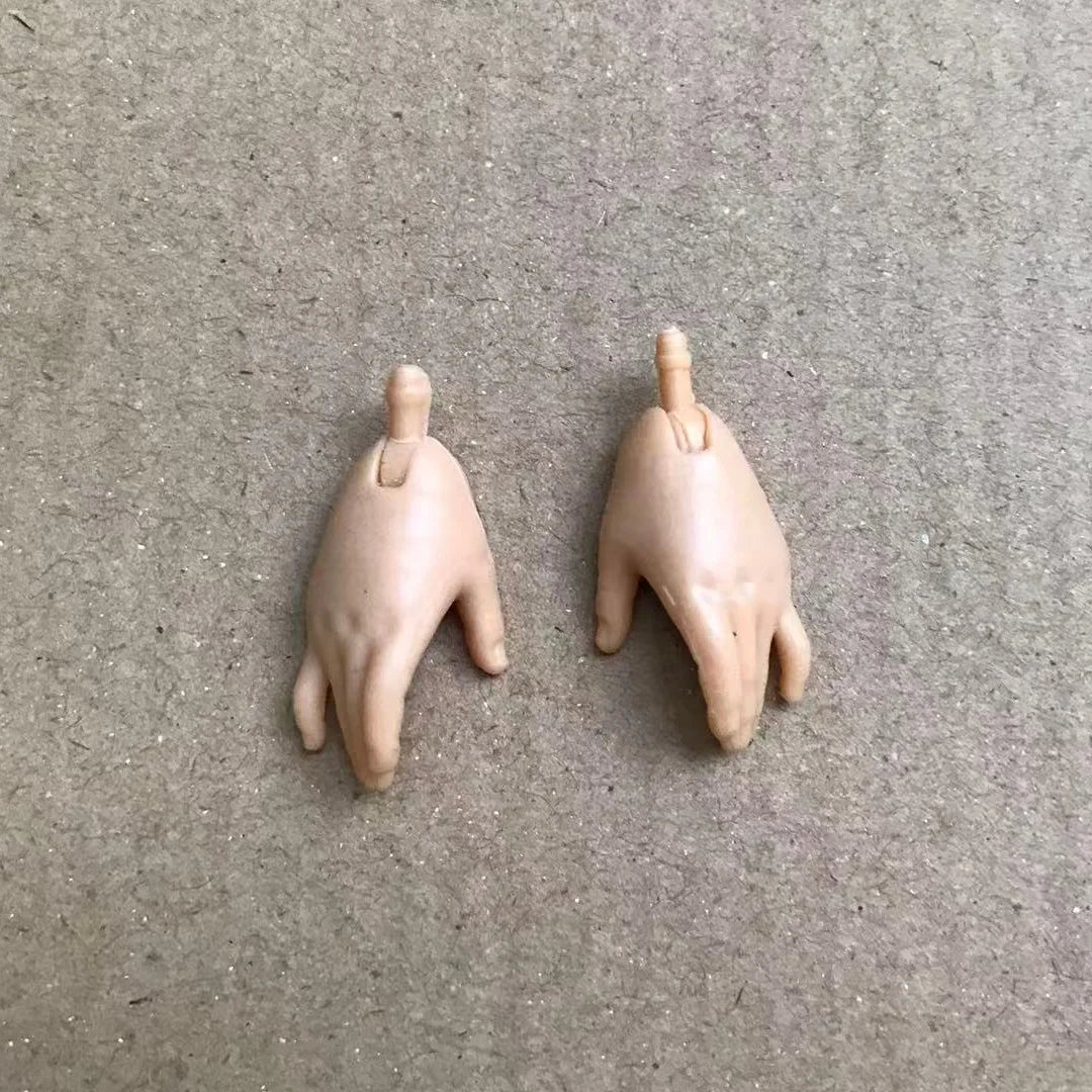 Rainbow Doll Hands With Colorful Nail Polish White Brown Beige Black Doll Parts Male Female Doll Hands Parts