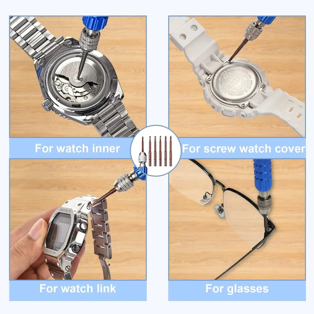 Watch Repair Kit Professional Watch Battery Replacement Tool Watch Back Remover Tools Watch Case Opener Watch Back Remover Holde