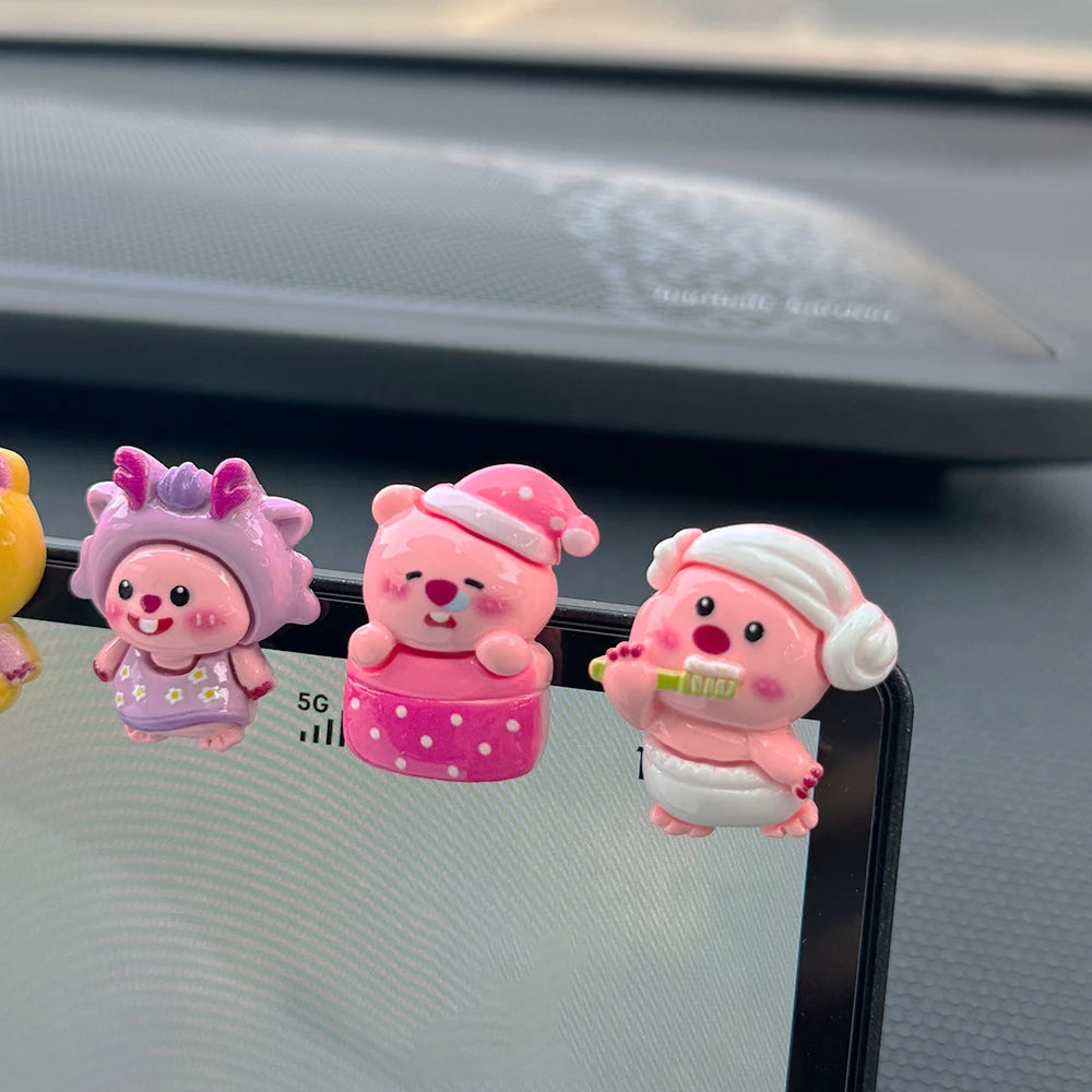 Cute Car Gifts Decorative Ornaments for Display on Center Console Dashboard